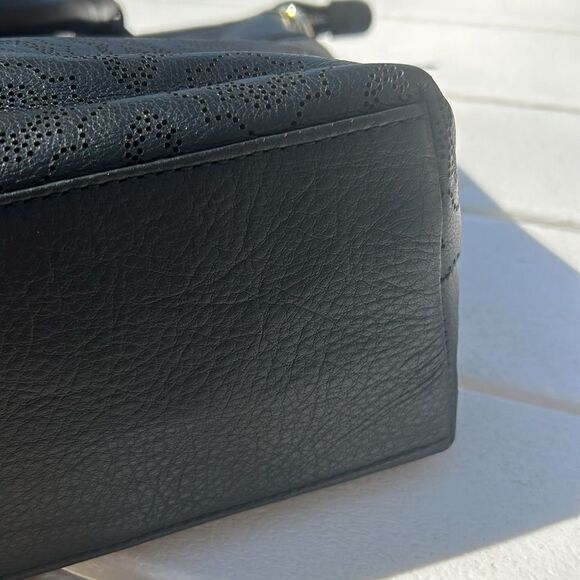 NWOT Brighton black leather print shoulder bag - Picture 7 of 14